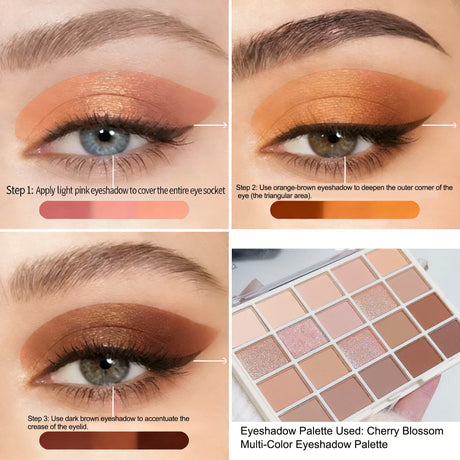 20-Color Multicolor Eyeshadow Palette Nude Earth Tones Tender And The Powder Is Not Flying Waterproof Long-Lasting Daily Makeup
