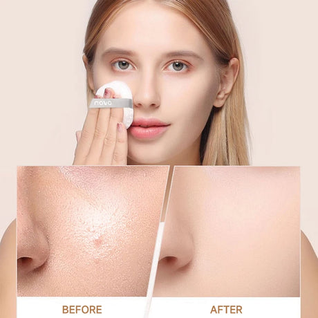SPF30+Sunscreen Setting Powder - 24-Hour Oil Control, Long-Lasting Concealer, Waterproof, Sweat-Proof, Vitamin E