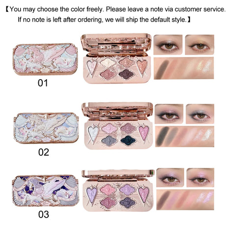 Flower Knows Knight Unicorn Makeup Gift Set Lipstick Blush Setting Powder Starlight Beauty Box Fairy Princess Luxury Cosmetics