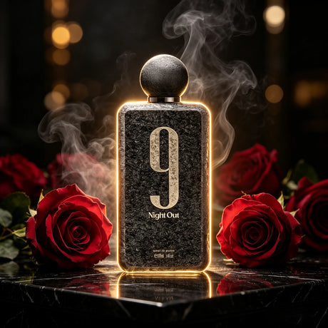 Afnan 9 PM Night Out Extrait de Parfum for Unisex – Oriental Spicy Fragrance, Perfect Gift for Women & Men, 3.4 fl oz