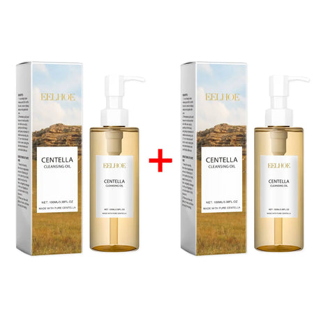EELHOE Cleansing Oil for Sensitive Skin Oil Control Shrink Face Pores Soften Skin Centellas Asiaticas Makeup Remover Oil 100ml