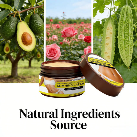 Anti Cellulite Cream for Body Massage Rose Oil Moisturizing Skin Firming Shaping Body Care Soft Fat Burning Slimming Cream 120g