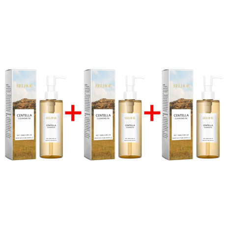 EELHOE Cleansing Oil for Sensitive Skin Oil Control Shrink Face Pores Soften Skin Centellas Asiaticas Makeup Remover Oil 100ml