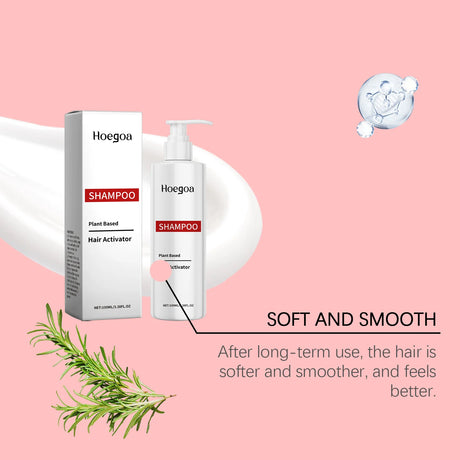 Hoegoa 100ml Repairing Hair Shampoo Nourish Scalp Wash Moisturizing Reduce Dandruff Oil Control Fluffy Hair Refreshing Shampoo