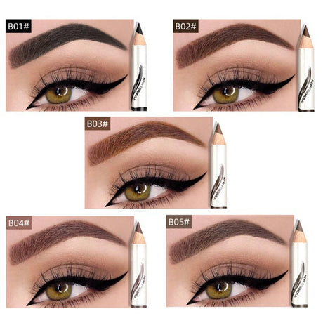 1PC Microblading Eyebrow Pen Waterproof Permanent Makeup Eye brow Pencil Positioning Lip Dark Brown Eyebrow cejas maquillaje