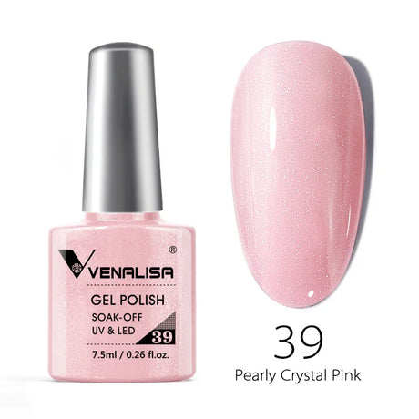 Venalisa 7.5ml Nail Gel Polish 60 Color Glitter Color Nail Varnish For Nail Art Manicure Top Coat Soak Off Enamel UV Gel Varnish