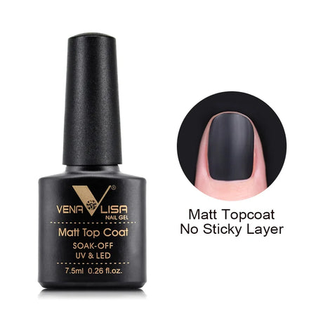 Venalisa 7.5ml Nail Gel Polish 60 Color Glitter Color Nail Varnish For Nail Art Manicure Top Coat Soak Off Enamel UV Gel Varnish