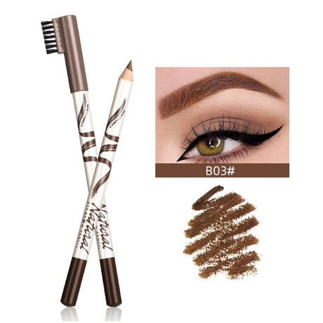 1PC Microblading Eyebrow Pen Waterproof Permanent Makeup Eye brow Pencil Positioning Lip Dark Brown Eyebrow cejas maquillaje
