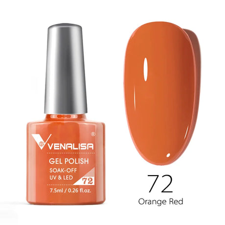 Venalisa 7.5ml Nail Gel Polish 60 Color Glitter Color Nail Varnish For Nail Art Manicure Top Coat Soak Off Enamel UV Gel Varnish