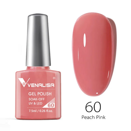 Venalisa 7.5ml Nail Gel Polish 60 Color Glitter Color Nail Varnish For Nail Art Manicure Top Coat Soak Off Enamel UV Gel Varnish