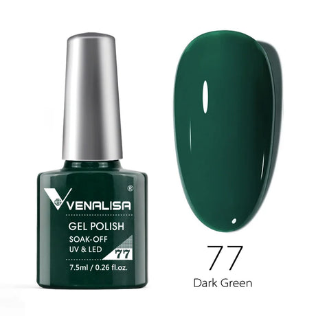 Venalisa 7.5ml Nail Gel Polish 60 Color Glitter Color Nail Varnish For Nail Art Manicure Top Coat Soak Off Enamel UV Gel Varnish