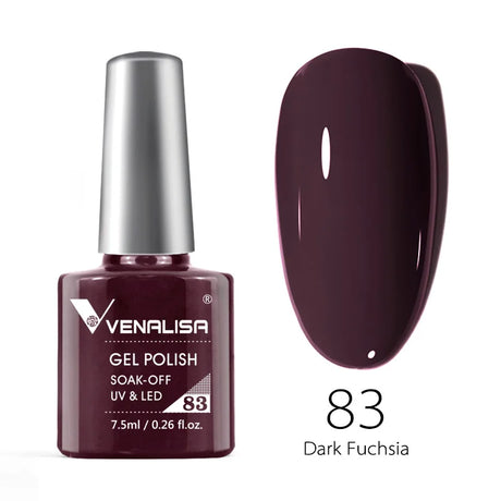 Venalisa 7.5ml Nail Gel Polish 60 Color Glitter Color Nail Varnish For Nail Art Manicure Top Coat Soak Off Enamel UV Gel Varnish