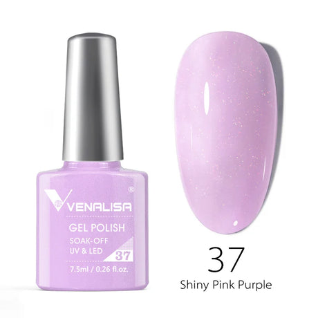 Venalisa 7.5ml Nail Gel Polish 60 Color Glitter Color Nail Varnish For Nail Art Manicure Top Coat Soak Off Enamel UV Gel Varnish