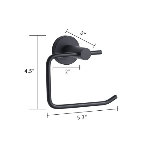 SARIHOSY Stainless Steel Toilet Paper Holder Bathroom Accessories Paper Roll Shelf Towel Rack