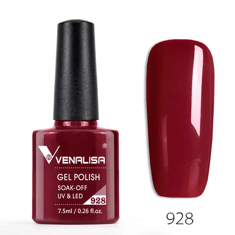 Venalisa 7.5ml Nail Gel Polish 60 Color Glitter Color Nail Varnish For Nail Art Manicure Top Coat Soak Off Enamel UV Gel Varnish