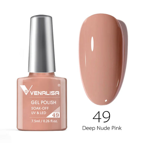 Venalisa 7.5ml Nail Gel Polish 60 Color Glitter Color Nail Varnish For Nail Art Manicure Top Coat Soak Off Enamel UV Gel Varnish