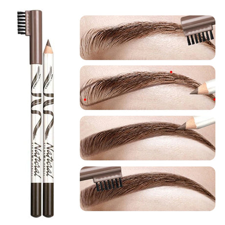 1PC Microblading Eyebrow Pen Waterproof Permanent Makeup Eye brow Pencil Positioning Lip Dark Brown Eyebrow cejas maquillaje
