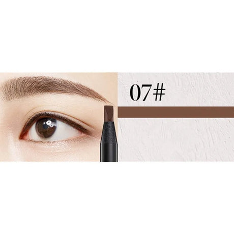 White Eyebrow Pencil Cosmetic Pen Brush for Eyeshadow Natural Long-Lasting Brows Tint Waterproof Eye Brow Makeup Set Beauty
