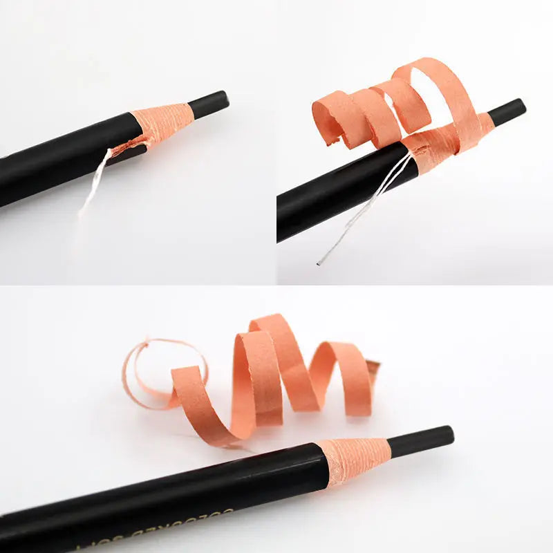 2pcs Waterproof Long Lasting Eyebrow Pencil for Eyebrow Permanent Makeup Tattoo Stereotypes Pen Eyebrow Enhancer