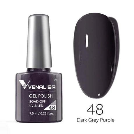 Venalisa 7.5ml Nail Gel Polish 60 Color Glitter Color Nail Varnish For Nail Art Manicure Top Coat Soak Off Enamel UV Gel Varnish
