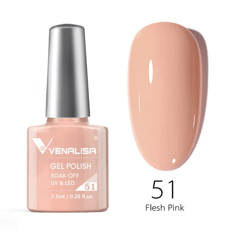 Venalisa 7.5ml Nail Gel Polish 60 Color Glitter Color Nail Varnish For Nail Art Manicure Top Coat Soak Off Enamel UV Gel Varnish