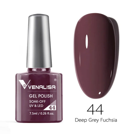 Venalisa 7.5ml Nail Gel Polish 60 Color Glitter Color Nail Varnish For Nail Art Manicure Top Coat Soak Off Enamel UV Gel Varnish