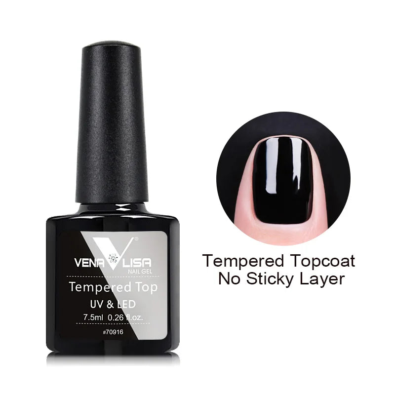 VIP5 Venalisa Nail Gel Polish Jelly Color HEMA/TPO FREE Nude Pink Semi Permanent Soak Off UVLED Gel Polish Sparkle Gel Varnish