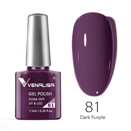 Venalisa 7.5ml Nail Gel Polish 60 Color Glitter Color Nail Varnish For Nail Art Manicure Top Coat Soak Off Enamel UV Gel Varnish