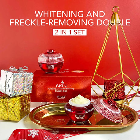 AILKE Brightening Day & Night Face Cream, Anti-Wrinkles, Moisturizing, Lightening, Stains Remove Facial Skin Care Cosmetics