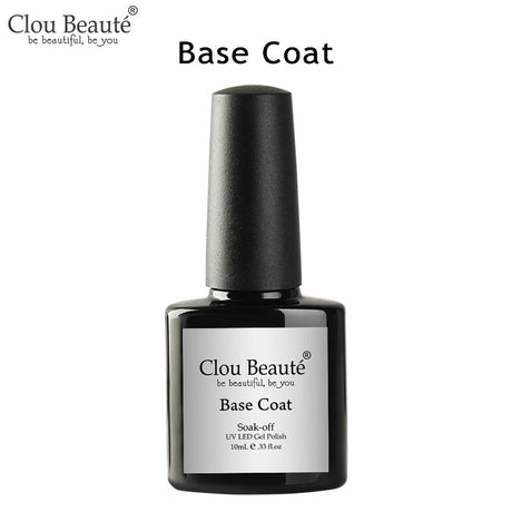 Clou Beaute Gel Nail Polish Neon Brown Royal Blue Red Green Pastal Nude Nail Art Varnishes Gel Lacquer Top Coat UV Gel Nail