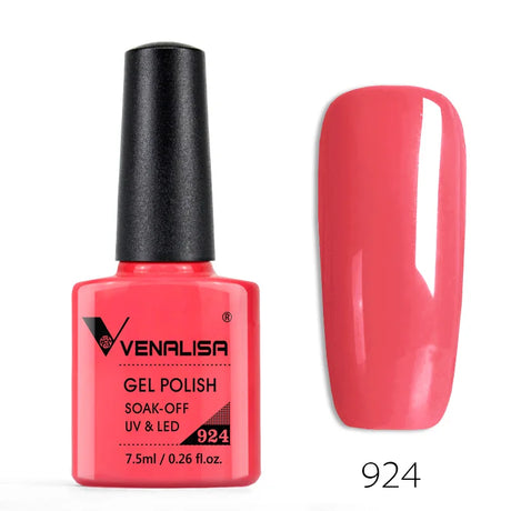 Venalisa 7.5ml Nail Gel Polish 60 Color Glitter Color Nail Varnish For Nail Art Manicure Top Coat Soak Off Enamel UV Gel Varnish