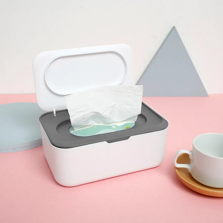 Wipes Dispenser Dustproof Tissues Wipes Case with Lids Multifunctional Baby Wipe Holder Large Capacity Sealing Container Case