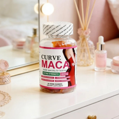 Vegan Maca Gummies Natural Plant Extract Energy Support Energy Hip Curves Support Daily Nutritional Supplement