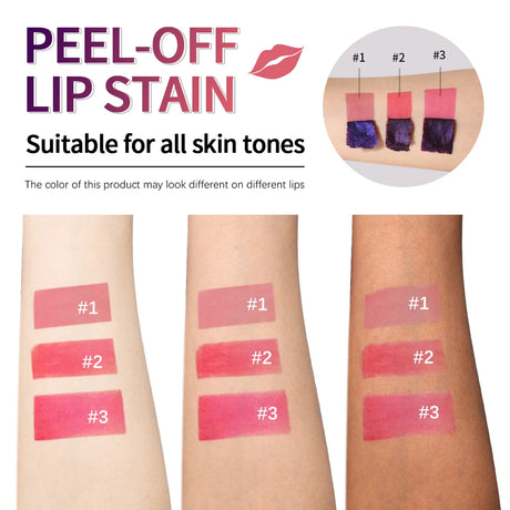 Waterproof Peel Off Lip Stain Tattoo Tint Long Lasting Matte Lip Gloss Lipstick Cosmetics Matte