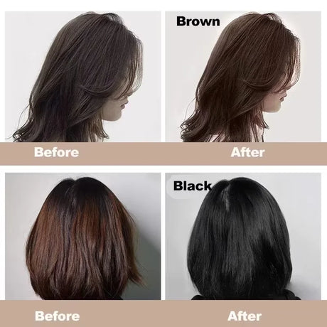 Pure Natural Herbal Hair Dye Shampoo 5 Minutes Change Hairs Color Non-irritating Repair Gray White Fashion Hair Care Women Men