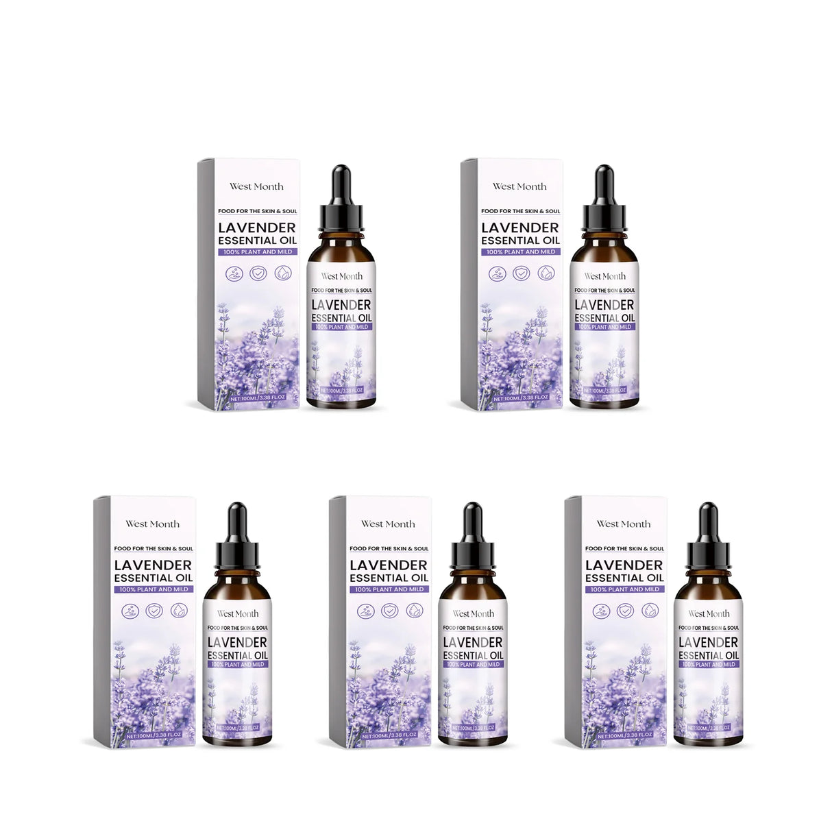 Lavender Essential Oil Moisturizes And Nourishes The Skin Relieves Anxiety Improves Sleep Quality & Is A Body Care Essential Oil