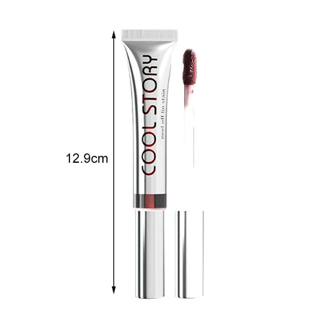 Black Brown Peel Off Lip Stain Transfer Proof Non-stick Cup Natural Lipgloss Lasting Waterproof Matte Tear-off Lip Tint Cosmetic