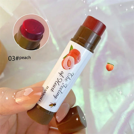 1/3 Pcs Fruity Lip Balm Moisturizing Lip Gloss Nature Nourishing Temperature Change Color Lipstick Cute Jelly Tinted Lip Care