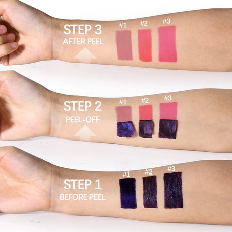 Waterproof Peel Off Lip Stain Tattoo Tint Long Lasting Matte Lip Gloss Lipstick Cosmetics Matte