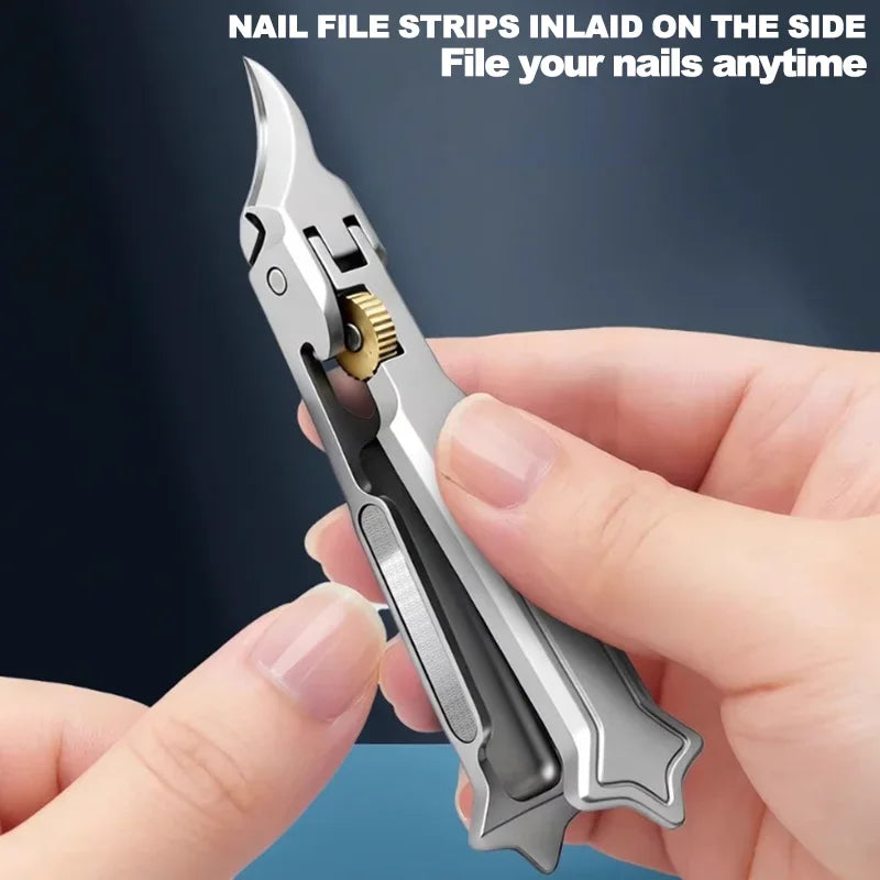 Upgraded Ingrown Nail Clippers, Equipped with Nail File and Gear Lock, Suitable for Thick Nails and Ingrown Nails