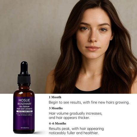 Rosemary Hair Care Essence Scalp Treatment More Thicker Strengthens Hair Roots Repairing Damage Keep Shiny Hair Care Serums