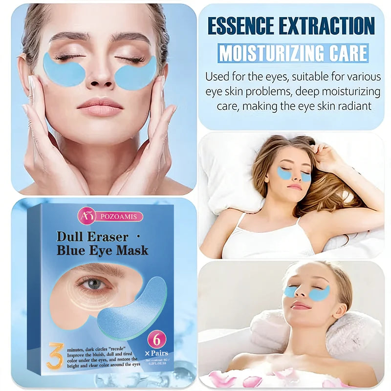 12 pcs Eye mask, eye facial mask, designed to moisturize and care the skin around the eyes, powerfully moisturize, deeply moist