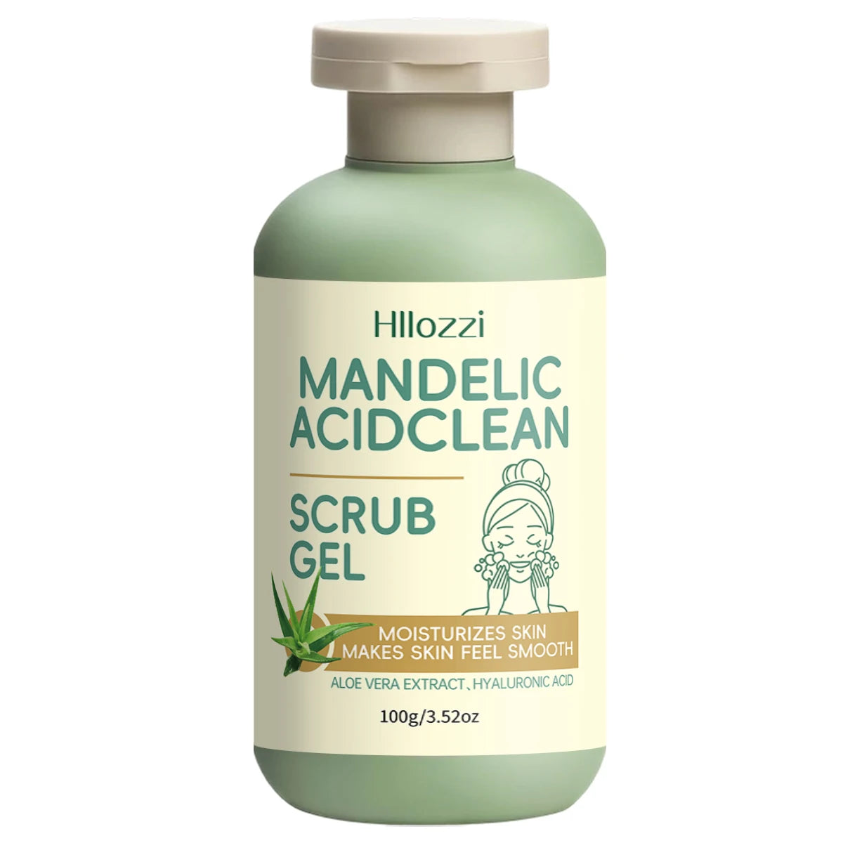 Amandin Acid Cleansing Gel Exfoliating Gel Gently Cleanses and Purifies the Skin Cleanses Pores Facial Care