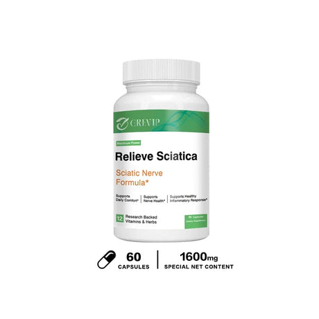 Sciatic Nerve Health Support - Helps Relieve Joint Pain Supports Daily Nervous System, Bone & Nerve Health Balances Inflammation