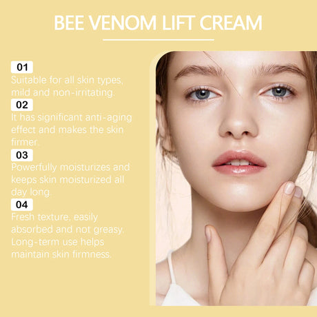 Bee Venom Face Cream Firming & Moisturizing Anti-Wrinkle Day Night Cream Tightening Nourishing Brightening Facial Skin Care 50ml