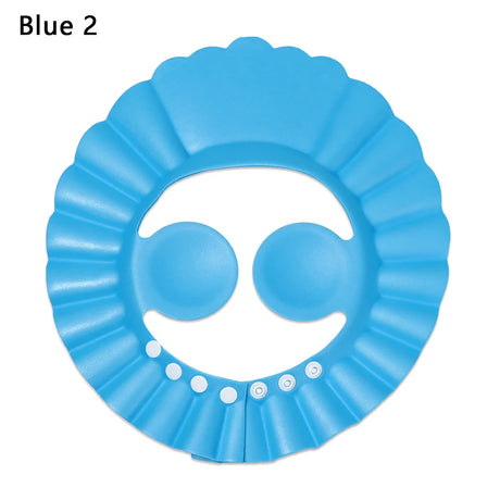 Baby Shower Soft Cap Adjustable Hair Wash Hat for Kids Ear Protection Safe Children Shampoo Bathing Shower Protect Head Cover