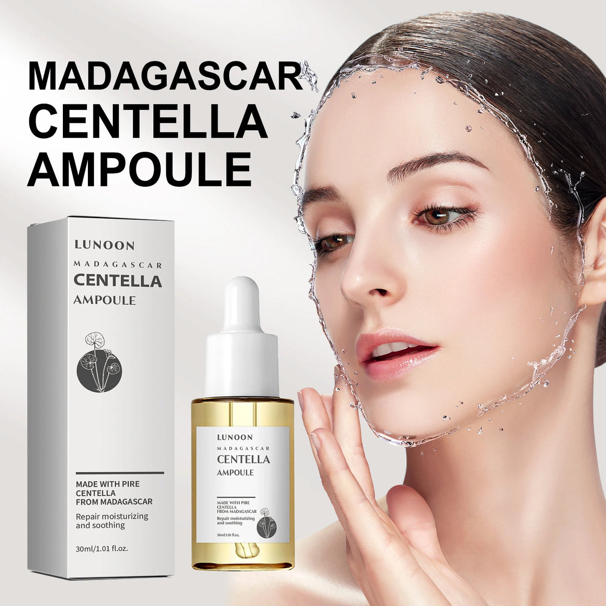 7 Seconds Repair Damaged Facial Barrier Serum Centella Asiatica Moisturize Hydrat Soothing Smoothing Anti-Aging Korean Skincare