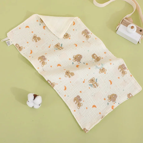 25x50cm Baby Six-layer Pure Cotton Gauze Small Towel Face Towel Square Towel Mouth Towel Baby Washcloth