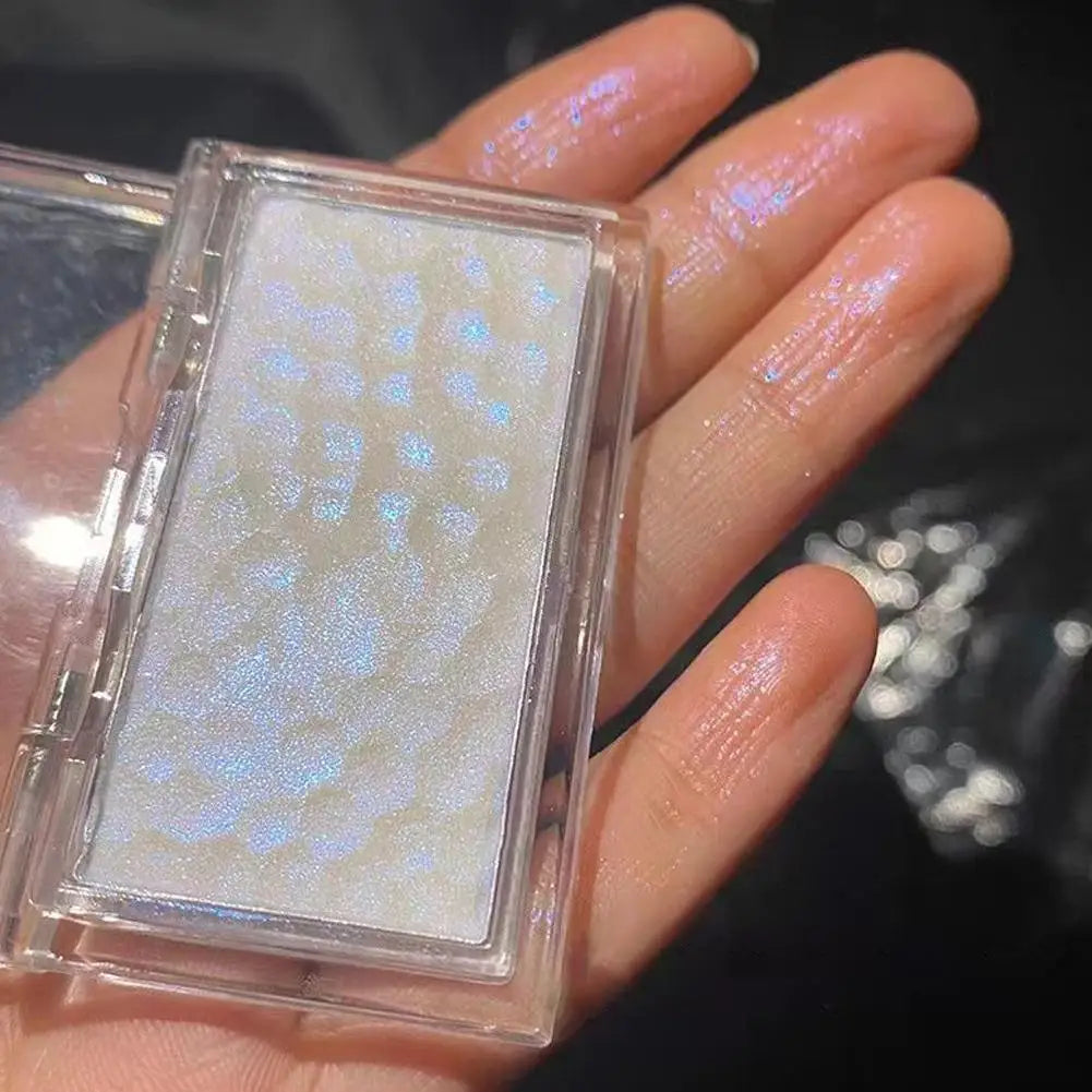 Diamond Highlighter Powder Palette Waterproof High Gloss Glitter Body Highlight Eyeshadow Face Contour Illuminator Makeup
