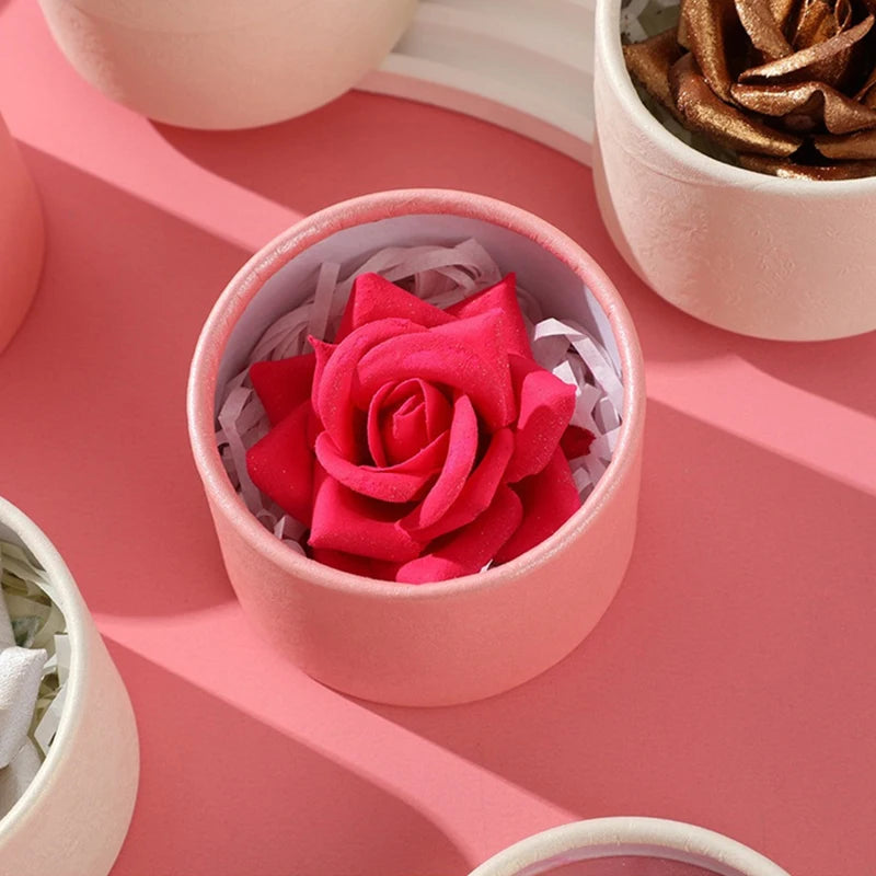 3D Rose Petal Blush Highlights Natural Makeup Brightening Cheek Long Lasting Waterproof Matte Highlighter Shimmer Blusher Makeup